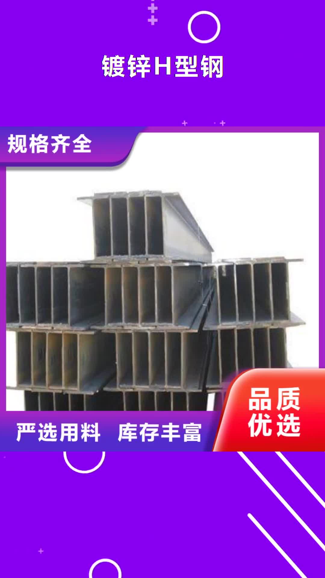 聊城 镀锌H型钢【紫铜管】批发供应