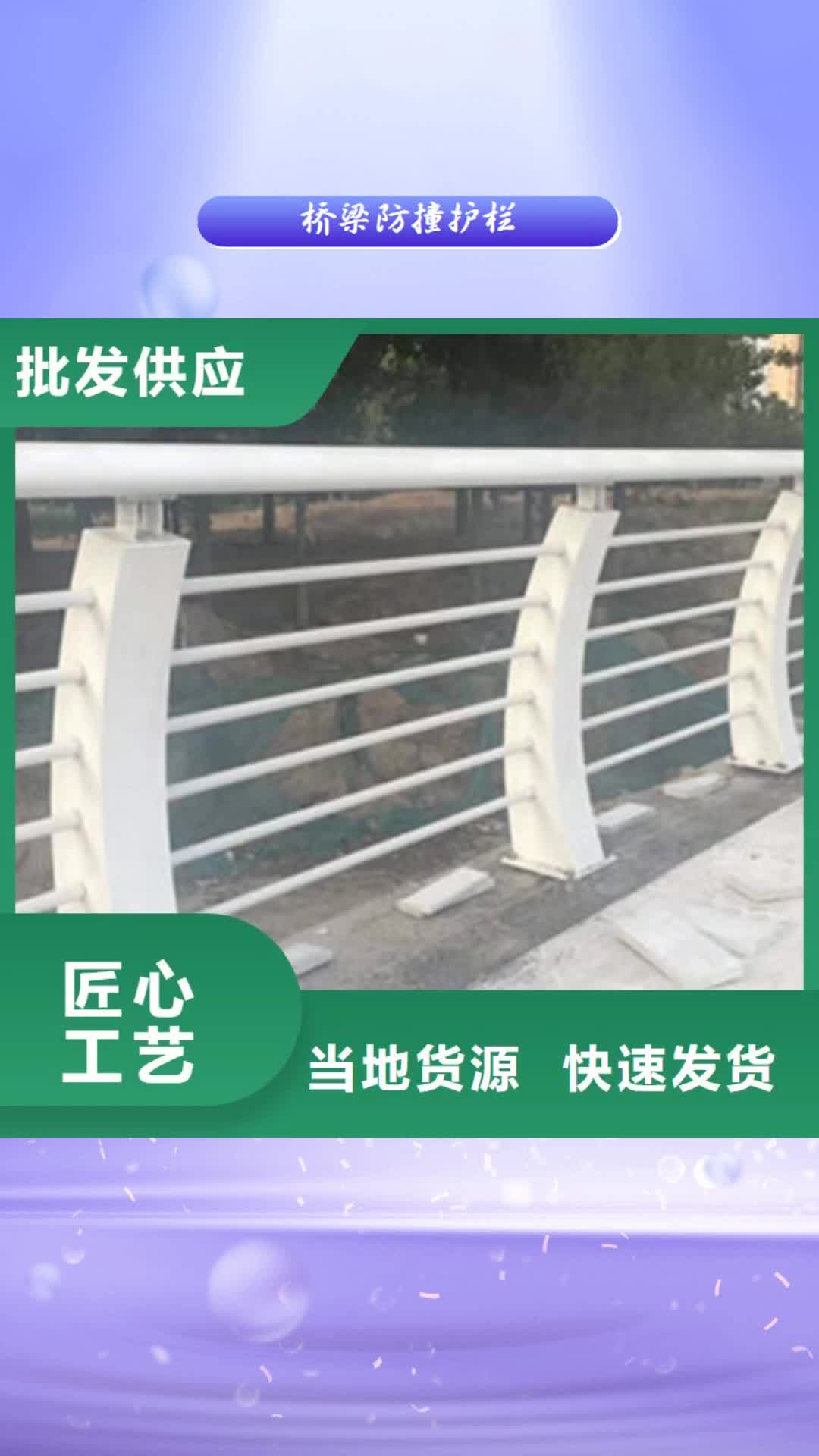 【鄂尔多斯 桥梁防撞护栏 不锈钢河道护栏专业完善售后】