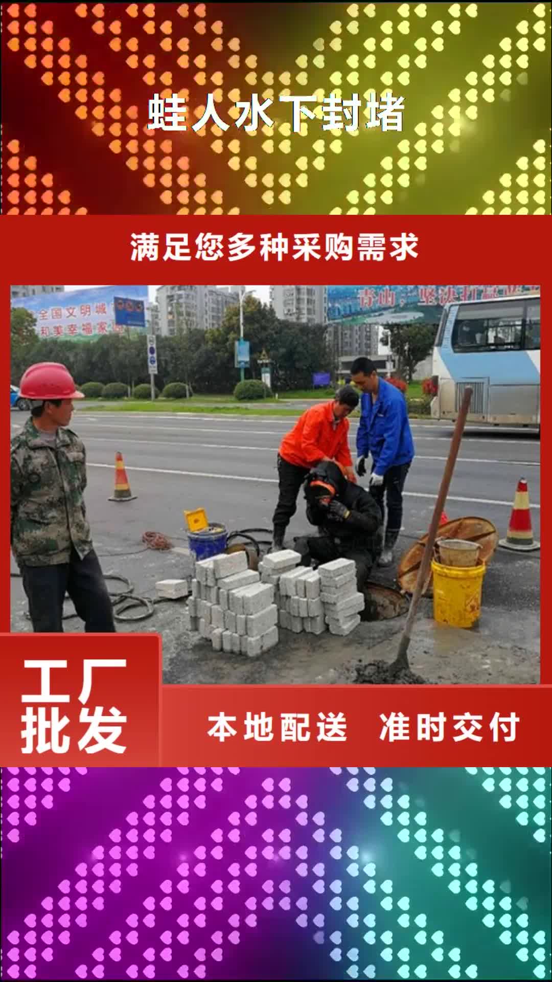 南阳【蛙人水下封堵】,河道清淤打造好品质