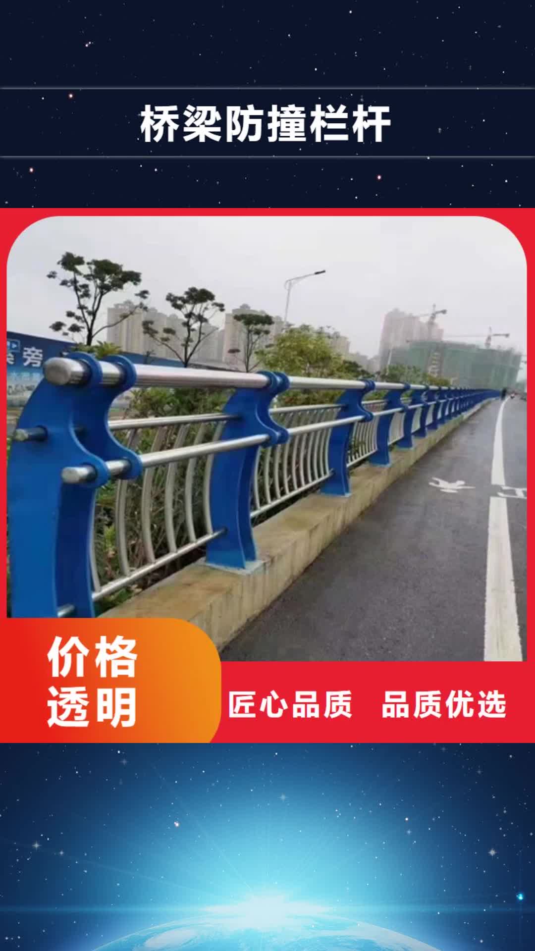 嘉兴桥梁防撞栏杆防撞护栏立柱好产品不怕比
