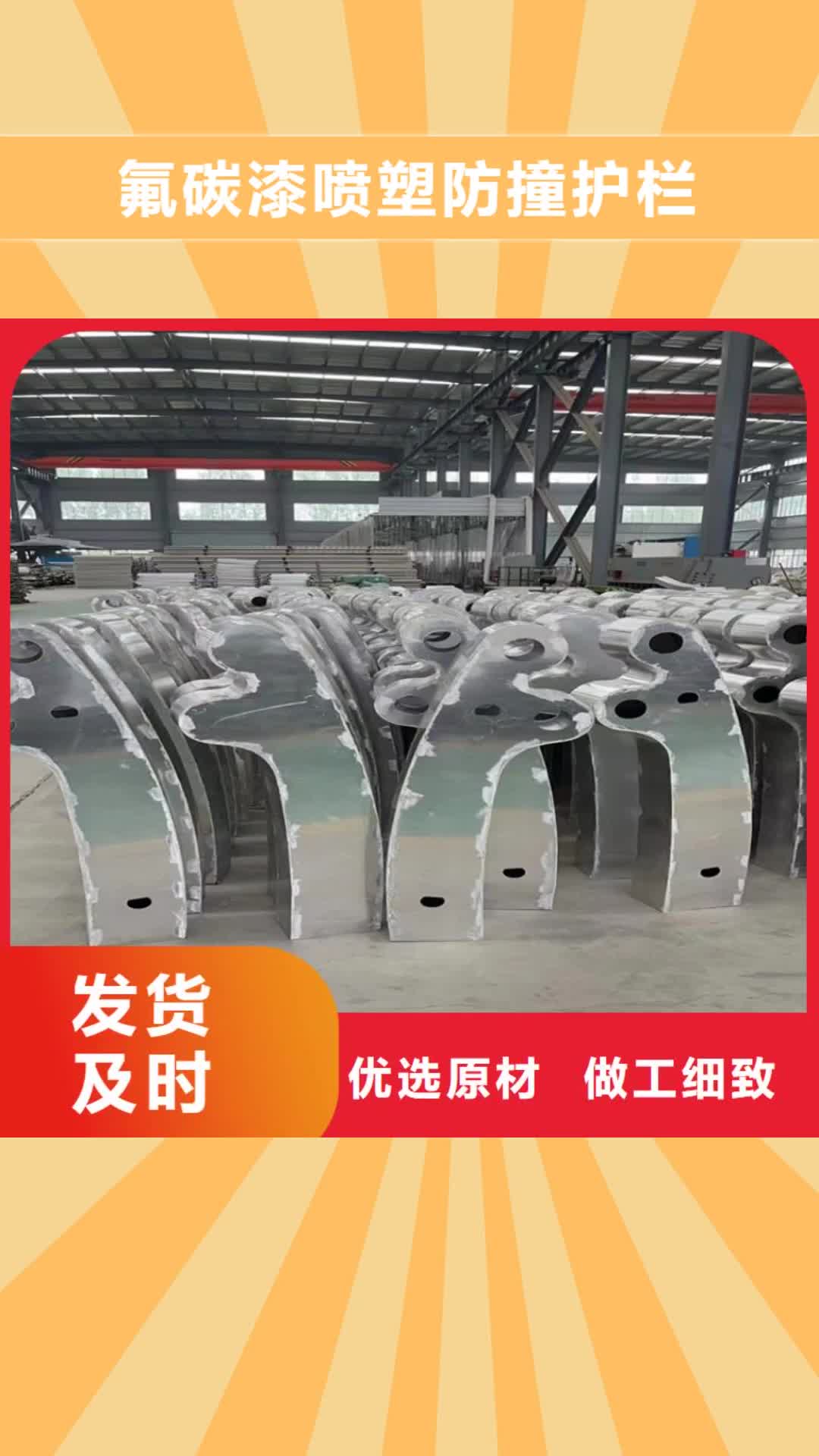 【天水 氟碳漆喷塑防撞护栏 桥梁防撞栏杆厂家实力厂家直销】