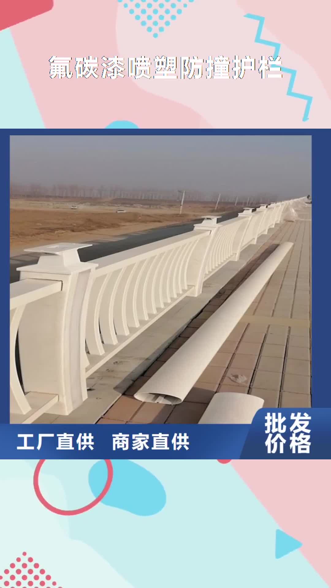 【贺州 氟碳漆喷塑防撞护栏,道路隔离护栏价格常年出售】