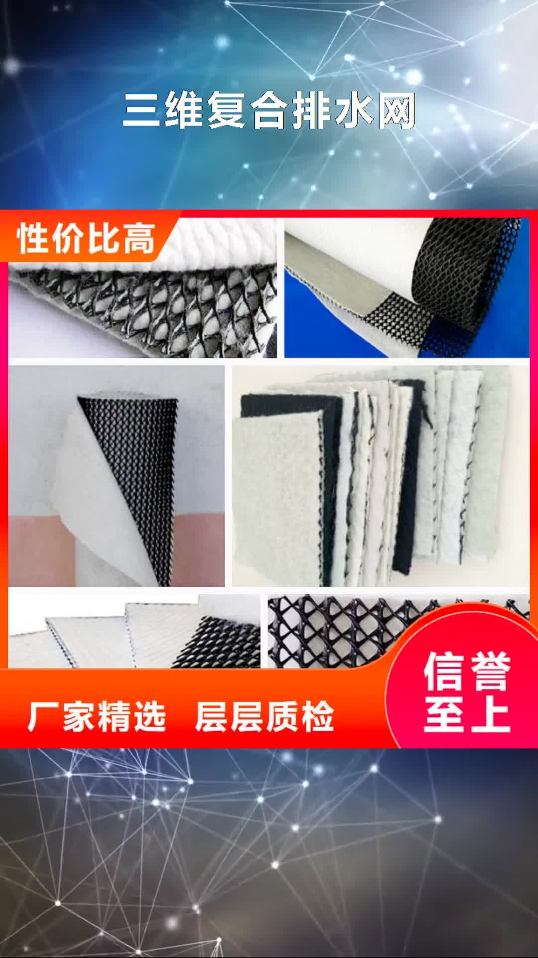 【吉林 三维复合排水网_PP焊接土工格栅源厂定制】