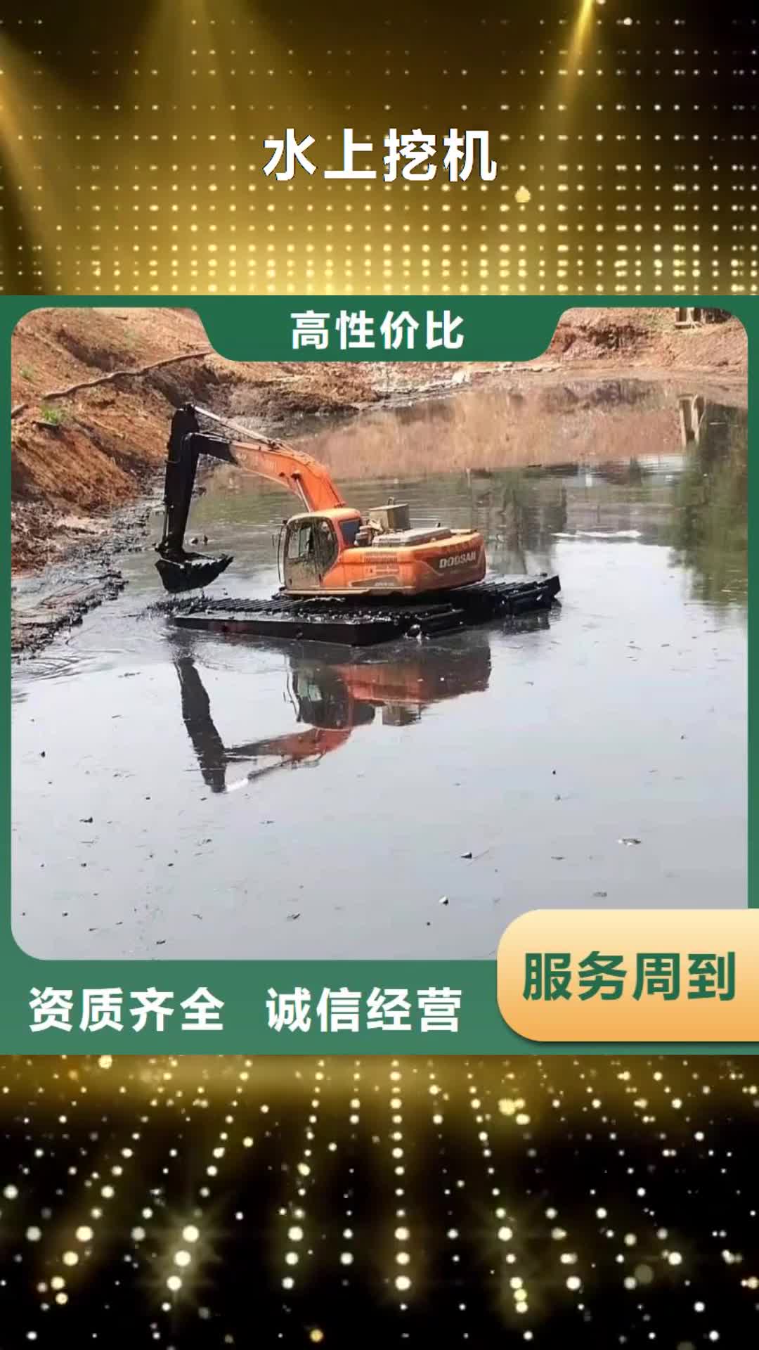 【随州 水上挖机水陆挖掘机出租正规公司】