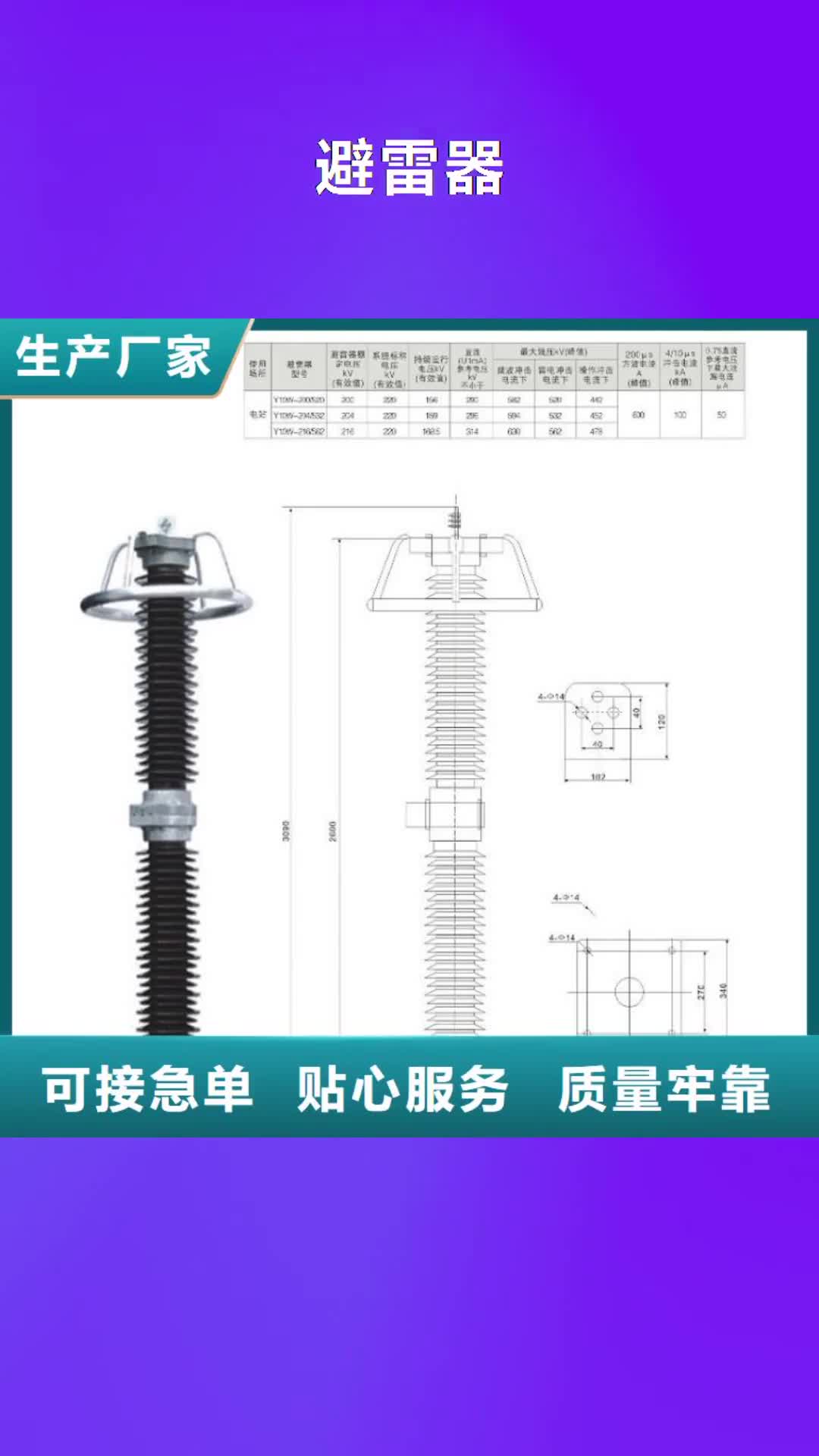 广安 避雷器_【跌落式熔断器厂家】实体厂家大量现货
