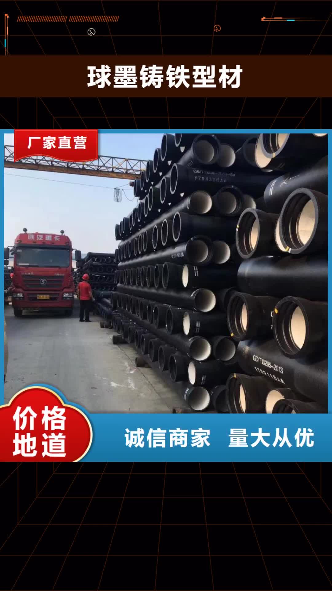 延边【球墨铸铁型材】球墨管支持货到付清
