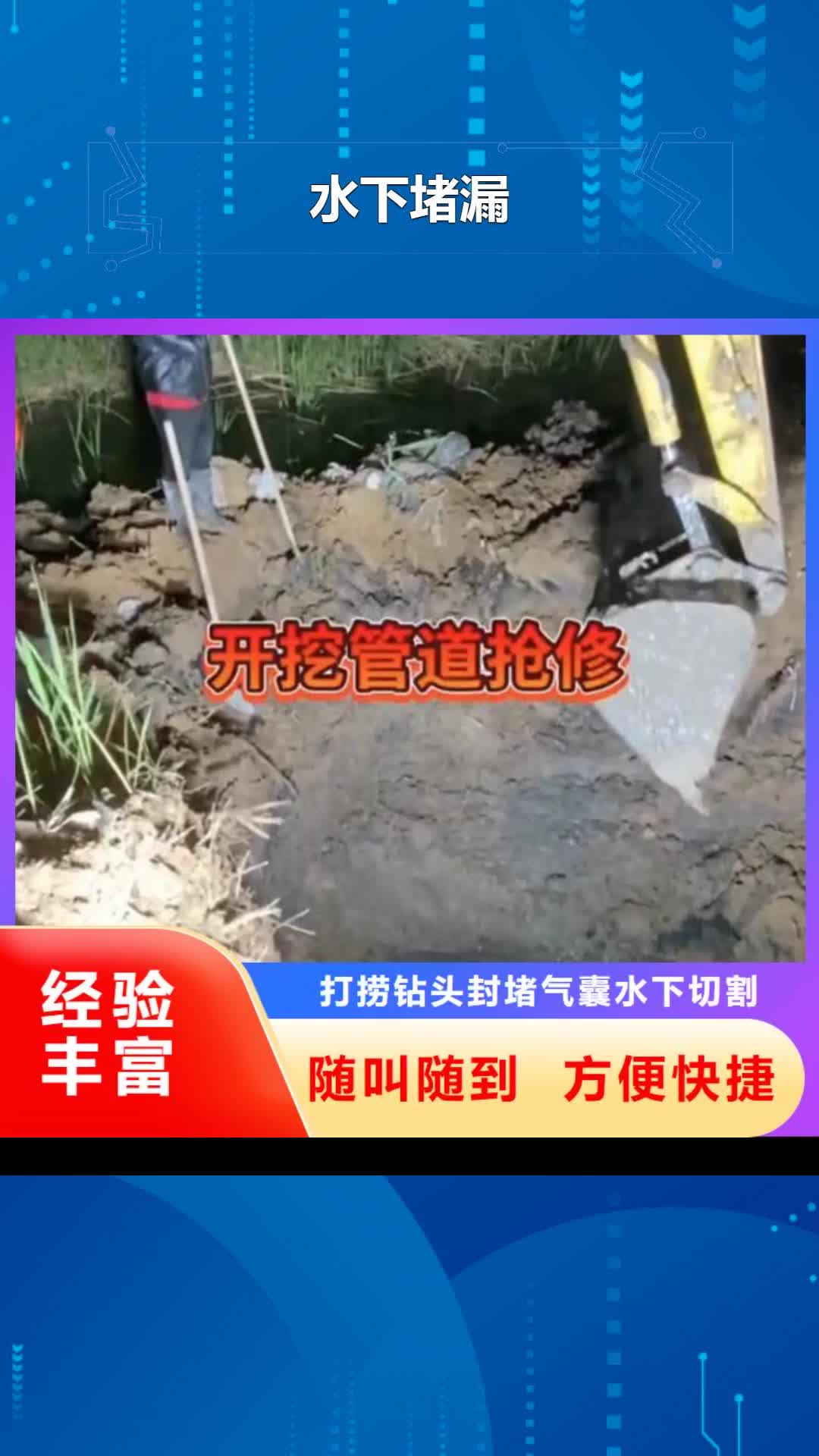 滨州 水下堵漏【水下清理】匠心品质