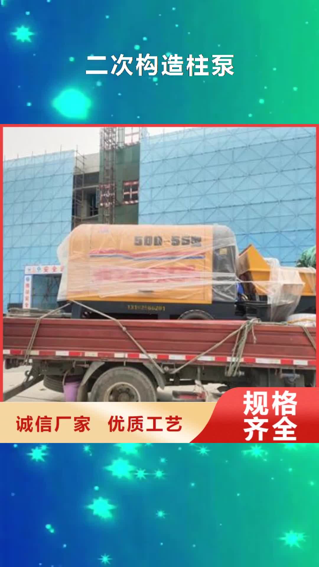【洛阳 二次构造柱泵 细石混凝土输送泵常年供应】
