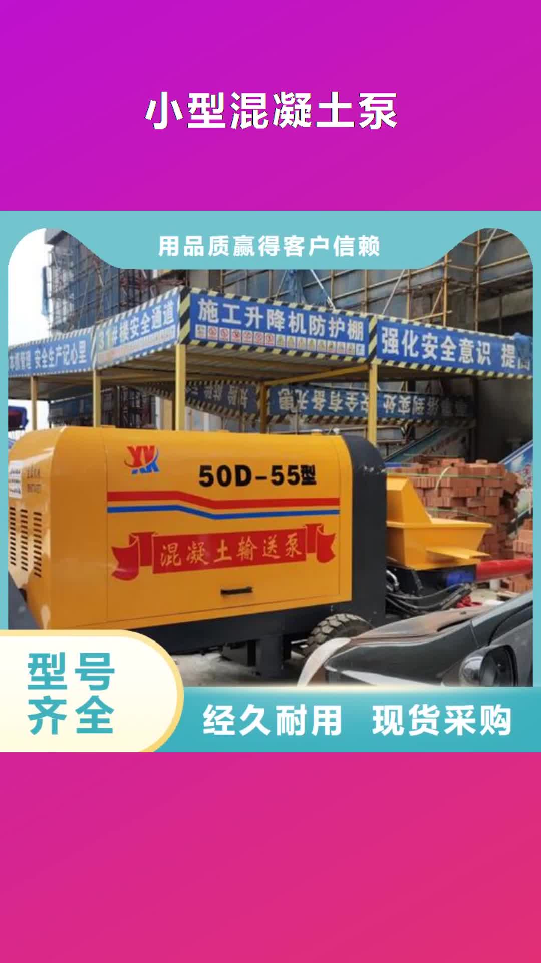 枣庄【小型混凝土泵】-混凝土输送泵优质货源