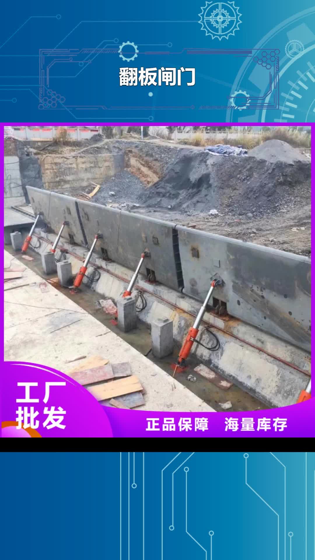 【景德镇 翻板闸门-钢制翻板闸门工程施工案例】