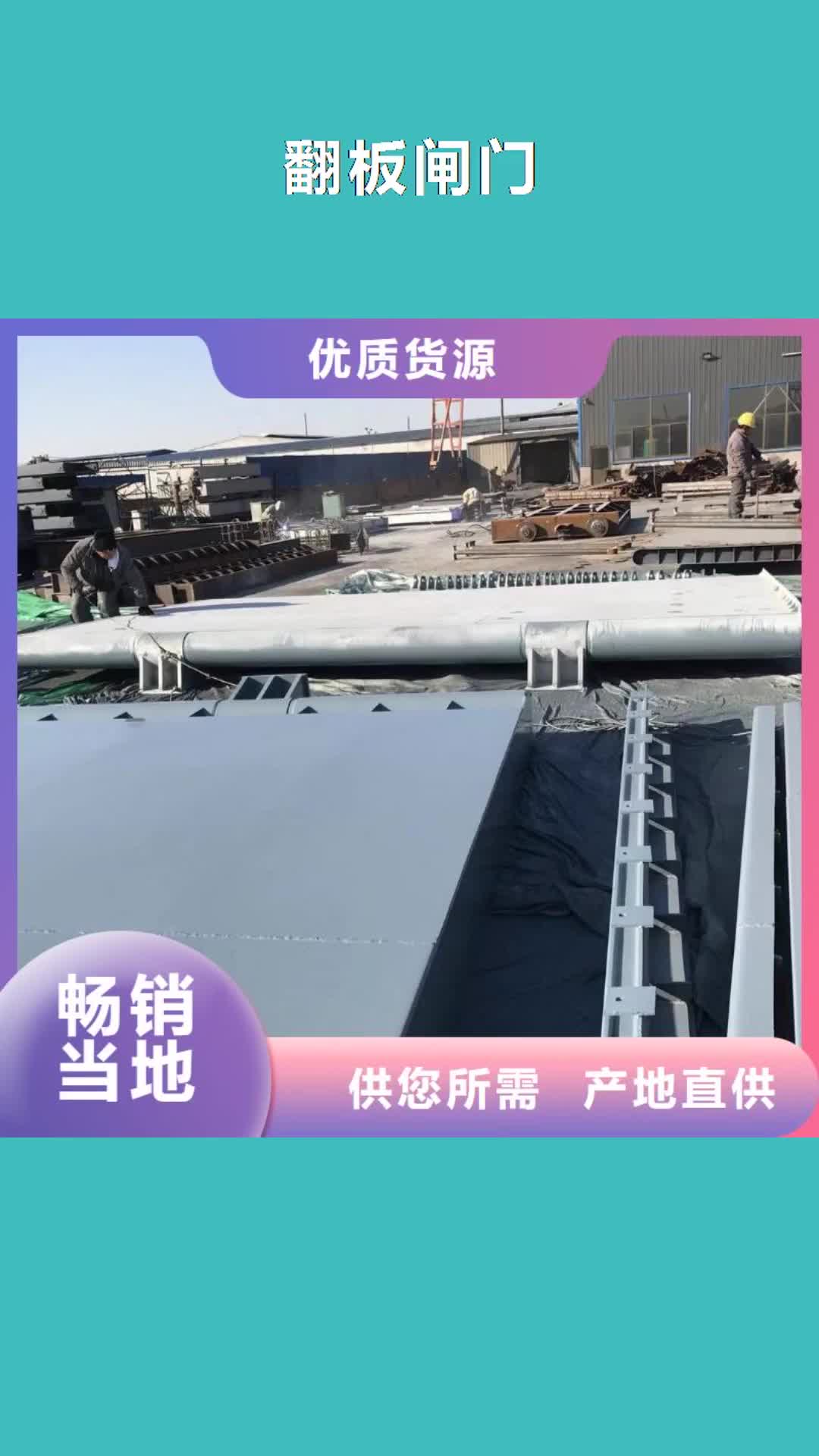【梅州 翻板闸门河道景观翻板闸门厂家案例】