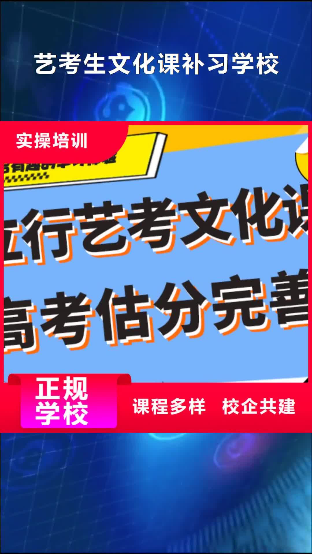【自贡 艺考生文化课补习学校高考复读周六班学真技术】