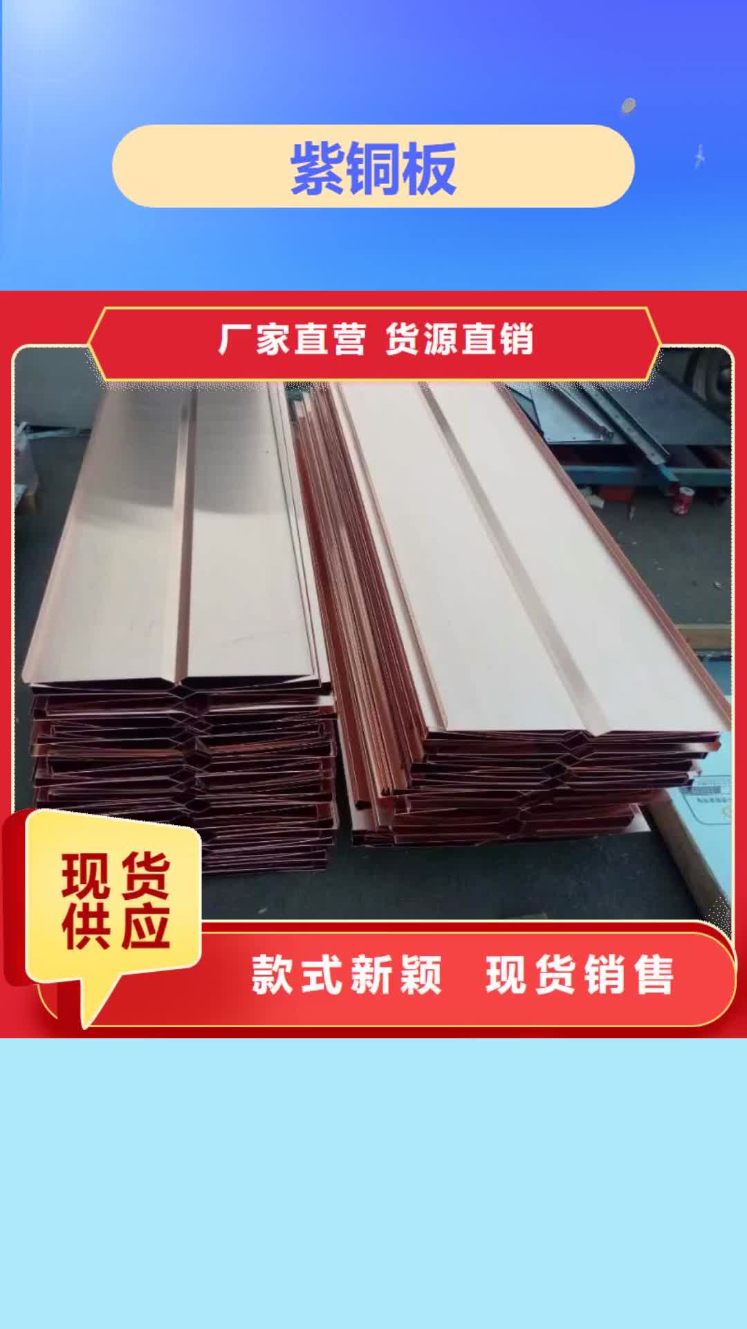 自贡紫铜板黄铜板生产型
